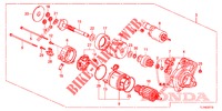 ANLASSER (DENSO) (2.0L) für Honda ACCORD 2.0 S 4 Türen 6 gang-Schaltgetriebe 2014
