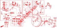 HAUPTBREMSZYLINDER/MASTER POWER (RH) für Honda ACCORD 2.0 S 4 Türen 6 gang-Schaltgetriebe 2014