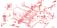KOFFERRAUMDECKEL(4D)  für Honda ACCORD 2.0 S 4 Türen 6 gang-Schaltgetriebe 2014