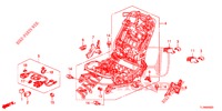 VORNE SITZKOMPONENTEN (D.) (SIEGE REGLAGE MANUEL) für Honda ACCORD 2.0 S 4 Türen 6 gang-Schaltgetriebe 2014