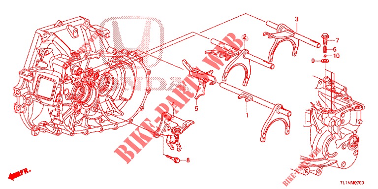 SCHALTGABEL/EINSTELLSCHRAUBE  für Honda ACCORD 2.0 S 4 Türen 6 gang-Schaltgetriebe 2014