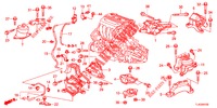 MOTORBEFESTIGUNGEN (2.4L) (MT) für Honda ACCORD TOURER 2.4 EXECUTIVE 5 Türen 6 gang-Schaltgetriebe 2013