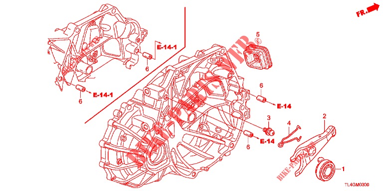 KUPPLUNGSFREIGABE  für Honda ACCORD TOURER 2.4 EXECUTIVE 5 Türen 6 gang-Schaltgetriebe 2013