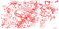 INSTRUMENTENBRETT, OBEN (RH) für Honda ACCORD TOURER 2.4 EXECUTIVE 5 Türen 5 gang automatikgetriebe 2013