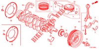 KURBELWELLE/KOLBEN  für Honda ACCORD TOURER 2.4 EXECUTIVE 5 Türen 5 gang automatikgetriebe 2013