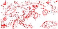 RADIOANTENNE/LAUTSPRECHER (RH) für Honda ACCORD TOURER 2.4 EXECUTIVE 5 Türen 5 gang automatikgetriebe 2013