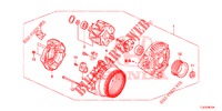 LICHTMASCHINE (DENSO) (2.0L) für Honda ACCORD TOURER 2.0 ES GT 5 Türen 6 gang-Schaltgetriebe 2014