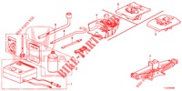 WERKZEUGE/WAGENHEBER  für Honda ACCORD TOURER 2.0 ES GT 5 Türen 6 gang-Schaltgetriebe 2014