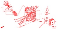 OELFILTERGEHAEUSE (DIESEL) für Honda ACCORD TOURER DIESEL 2.2 ES GT 5 Türen 5 gang automatikgetriebe 2014