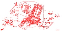 VORNE SITZKOMPONENTEN (G.) (HAUTEUR MANUELLE) für Honda ACCORD TOURER DIESEL 2.2 ES GT 5 Türen 5 gang automatikgetriebe 2014
