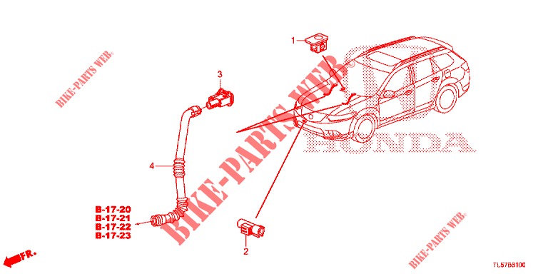 KLIMAANLAGE (CAPTEUR) für Honda ACCORD TOURER 2.0 S 5 Türen 6 gang-Schaltgetriebe 2015