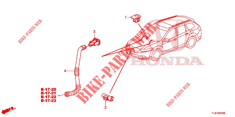 KLIMAANLAGE (CAPTEUR) für Honda ACCORD TOURER 2.0 S 5 Türen 5 gang automatikgetriebe 2015