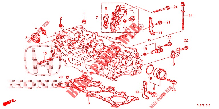 SPULENVENTIL/ OELDRUCKSENSOR (2.0L) für Honda ACCORD TOURER 2.0 S 5 Türen 5 gang automatikgetriebe 2015