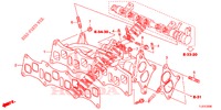 ANSAUGKRUEMMER (DIESEL) für Honda ACCORD TOURER DIESEL 2.2 ES 5 Türen 6 gang-Schaltgetriebe 2015