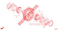 DIFFERENTIAL (DIESEL) für Honda ACCORD TOURER DIESEL 2.2 ES 5 Türen 6 gang-Schaltgetriebe 2015