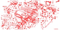 INSTRUMENTENBRETT, OBEN (RH) für Honda ACCORD TOURER DIESEL 2.2 ES 5 Türen 6 gang-Schaltgetriebe 2015