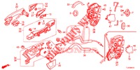TUERSCHLOESSER, HINTEN/AEUSSERER GRIFF  für Honda ACCORD TOURER DIESEL 2.2 ES 5 Türen 6 gang-Schaltgetriebe 2015