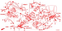 WASSERSCHLAUCH/HEIZUNGSSCHACHT (DIESEL) für Honda ACCORD TOURER DIESEL 2.2 ES 5 Türen 6 gang-Schaltgetriebe 2015