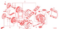 KLIMAANLAGE (COMPRESSEUR) (DIESEL) für Honda ACCORD TOURER DIESEL 2.2 ES GT 5 Türen 6 gang-Schaltgetriebe 2015