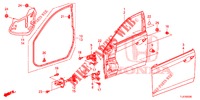 TUERTAFELN, VORNE(2D)  für Honda ACCORD TOURER DIESEL 2.2 ES GT 5 Türen 6 gang-Schaltgetriebe 2015