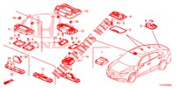 INNENLEUCHTE  für Honda CIVIC DIESEL 1.6 MID 4 Türen 6 gang-Schaltgetriebe 2018