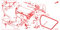 KOFFERRAUMDECKEL(4D)  für Honda CIVIC DIESEL 1.6 MID 4 Türen 6 gang-Schaltgetriebe 2018