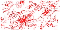 KONSOLE (RH) für Honda CIVIC DIESEL 1.6 MID 4 Türen 6 gang-Schaltgetriebe 2018