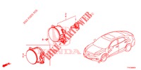 NEBELSCHEINWERFER  für Honda CIVIC DIESEL 1.6 MID 4 Türen 6 gang-Schaltgetriebe 2018