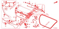 KOFFERRAUMDECKEL(4D)  für Honda CIVIC DIESEL 1.6 MID 4 Türen 9 gang automatikgetriebe 2018