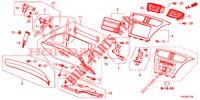 INSTRUMENT, ZIERSTUECK (COTE DE PASSAGER) (RH) für Honda CIVIC 1.8 S 5 Türen 5 gang automatikgetriebe 2012