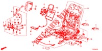 VORNE SITZKOMPONENTEN (G.) (SIEGE REGLAGE MANUEL) für Honda CIVIC 1.8 S 5 Türen 5 gang automatikgetriebe 2012