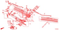 WINDSCHUTZSCHEIBENWISCHER (RH) für Honda CIVIC 1.8 S 5 Türen 5 gang automatikgetriebe 2012