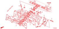 ANSAUGKRUEMMER (DIESEL) (2.2L) für Honda CIVIC DIESEL 2.2 EXCLUSIVE 5 Türen 6 gang-Schaltgetriebe 2012
