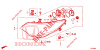 SCHEINWERFER  für Honda CIVIC 1.4 EXECUTIVE 5 Türen 6 gang-Schaltgetriebe 2013