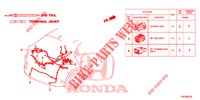 ELEKTR. STECKVERBINDER (ARRIERE) für Honda CIVIC DIESEL 1.6 S 5 Türen 6 gang-Schaltgetriebe 2013