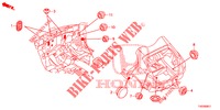 GUMMITUELLE (ARRIERE) für Honda CIVIC DIESEL 1.6 S 5 Türen 6 gang-Schaltgetriebe 2013