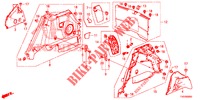 KOFFERRAUM SEITENVERKL.  für Honda CIVIC DIESEL 1.6 S 5 Türen 6 gang-Schaltgetriebe 2013
