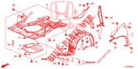 KOTFLUEGEL, VORNE  für Honda CIVIC DIESEL 1.6 S 5 Türen 6 gang-Schaltgetriebe 2013