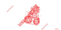 LICHTMASCHINENRIEMEN (DIESEL) (1.6L) für Honda CIVIC DIESEL 1.6 S 5 Türen 6 gang-Schaltgetriebe 2013