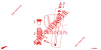STOSSDAEMPFER HINTEN  für Honda CIVIC DIESEL 1.6 S 5 Türen 6 gang-Schaltgetriebe 2013