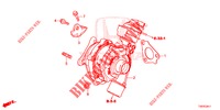 TURBOLADER (DIESEL) (1.6L) für Honda CIVIC DIESEL 1.6 S 5 Türen 6 gang-Schaltgetriebe 2013