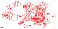 VORNE SITZKOMPONENTEN (G.) (SIEGE REGLAGE MANUEL) für Honda CIVIC DIESEL 1.6 S 5 Türen 6 gang-Schaltgetriebe 2013
