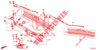 WINDSCHUTZSCHEIBENWISCHER (RH) für Honda CIVIC DIESEL 1.6 S 5 Türen 6 gang-Schaltgetriebe 2013