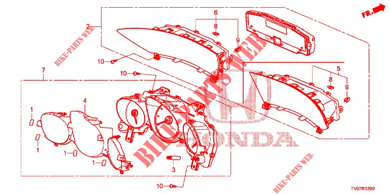 DREHZAHLMESSER  für Honda CIVIC DIESEL 1.6 S 5 Türen 6 gang-Schaltgetriebe 2013