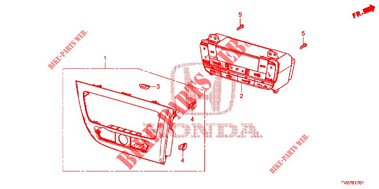 HEIZUNGSREGLER (RH) für Honda CIVIC DIESEL 1.6 S 5 Türen 6 gang-Schaltgetriebe 2013
