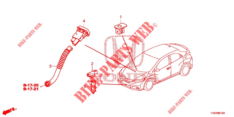 KLIMAANLAGE (CAPTEUR) für Honda CIVIC DIESEL 1.6 S 5 Türen 6 gang-Schaltgetriebe 2013