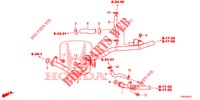 WASSERSCHLAUCH/HEIZUNGSSCHACHT (DIESEL) (1.6L) für Honda CIVIC DIESEL 1.6 SE 5 Türen 6 gang-Schaltgetriebe 2013