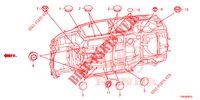 GUMMITUELLE (INFERIEUR) für Honda CR-V DIESEL 1.6 EXCLUSIVE NAVI 4WD 5 Türen 6 gang-Schaltgetriebe 2017