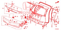 HECKKLAPPENPLATTE(2D)  für Honda CR-V DIESEL 1.6 EXCLUSIVE NAVI 4WD 5 Türen 6 gang-Schaltgetriebe 2017