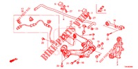 UNTERER ARM, HINTEN/FUEHRUNGSARM  für Honda CR-V DIESEL 1.6 EXCLUSIVE NAVI 4WD 5 Türen 6 gang-Schaltgetriebe 2017